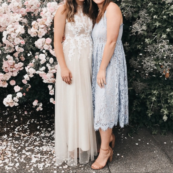 Champagne Tulle Dress - Picture 3 of 8